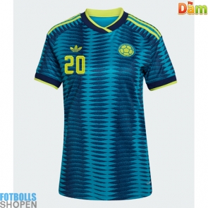 Billiga Colombia Juan Fernando Quintero #20 Bortatröja Dam VM 2026 Kortärmad